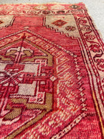 1'6 x 2'7 Antique Turkish scatter rug #2086 / 2x3 Vintage Rug - Blue Parakeet Rugs