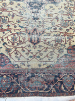 8'8 x 12' Persian Ferahan Sarouk - Blue Parakeet Rugs