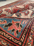 3'4 x 5'6 Antique Blush Persian Malayer scatter rug #2250 / 3x6 Vintage Rug - Blue Parakeet Rugs