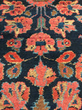 3' x 19' Antique Persian Lilihan Runner / long vintage runner / Persian rug runner - Blue Parakeet Rugs