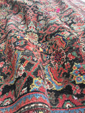 5'2 x 9'8 worn antique Persian Hamadan Rug (#871) - Blue Parakeet Rugs