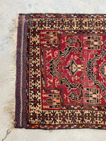 Worn Vintage Baluch Rug