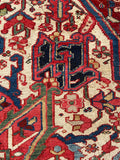 9'7 x 13'8 Antique oversize tribal rug #2090 / 10x14 Vintage Rug - Blue Parakeet Rugs