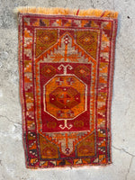 2x3 Antique Turkish Rug #1248 / 2x3 Vintage Rug