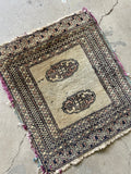 1'2 x 1'10 Antique Scatter Rug #2769 / 1x2 small vintage rug
