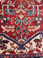 9'7 x 13'8 Antique oversize tribal rug #2090 / 10x14 Vintage Rug - Blue Parakeet Rugs