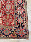 9x12 Masterpiece antique tribal rug #2091 / 9x12 Vintage Rug - Blue Parakeet Rugs