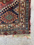 2x2 Antique Persian Saddle bag #1411 / Saddlebag Bag Face