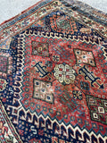 2x2 Antique Persian Saddle bag #1411 / Saddlebag Bag Face