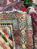 1'5 x 1'9 Antique Persian Bag Face #1825 / Saddlebag Bag Face