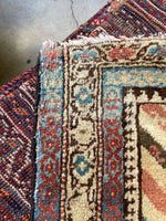 1'5 x 1'9 Antique Persian Bag Face #1825 / Saddlebag Bag Face