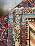 1'5 x 1'9 Antique Persian Bag Face #1825 / Saddlebag Bag Face
