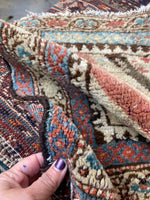 1'5 x 1'9 Antique Persian Bag Face #1825 / Saddlebag Bag Face