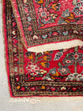 2' x 2'10 Antique Persian Hamadan Scatter rug #2449 - Blue Parakeet Rugs