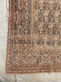 6x9 Antique Persian Mashhad Rug #2257 / 6x9 vintage rug - Blue Parakeet Rugs