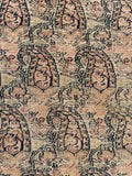 6x9 Antique Persian Mashhad Rug #2257 / 6x9 vintage rug - Blue Parakeet Rugs