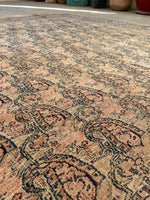 6x9 Antique Persian Mashhad Rug #2257 / 6x9 vintage rug - Blue Parakeet Rugs