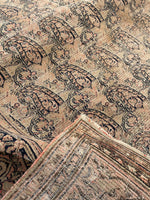 6x9 Antique Persian Mashhad Rug #2257 / 6x9 vintage rug - Blue Parakeet Rugs