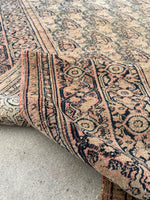 6x9 Antique Persian Mashhad Rug #2257 / 6x9 vintage rug - Blue Parakeet Rugs