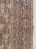6x9 Antique Persian Mashhad Rug #2257 / 6x9 vintage rug - Blue Parakeet Rugs