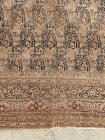 6x9 Antique Persian Mashhad Rug #2257 / 6x9 vintage rug - Blue Parakeet Rugs