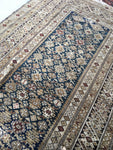 4'2 x 6'5 Chi Chi Rug / Antique Caucasian Rug / Small Rug (#223) - Blue Parakeet Rugs