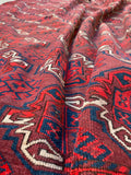 6'6 x 11'2 Antique Afghani rug #2643 - Blue Parakeet Rugs