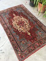[vintage rugs] - Blue Parakeet Rugs