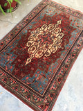 [vintage rugs] - Blue Parakeet Rugs