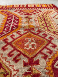 2'1 x 3'2 Antique Turkish Anatolian rug #1948 / 2x3 Vintage Rug - Blue Parakeet Rugs