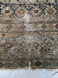 4'2 x 6'5 Chi Chi Rug / Antique Caucasian Rug / Small Rug (#223) - Blue Parakeet Rugs
