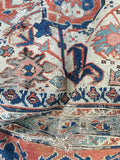 4'3 x 9'8 Worn Antique Caucasian Rug - Blue Parakeet Rugs