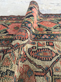 3'5 x 15' Antique Persian Malayer Runner / long vintage runner / 15' rug runner - Blue Parakeet Rugs