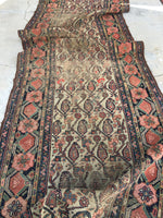 3'5 x 15' Antique Persian Malayer Runner / long vintage runner / 15' rug runner - Blue Parakeet Rugs