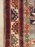 5’6 x 7’1 Antique Kazak Rug (#1387ML) - Blue Parakeet Rugs