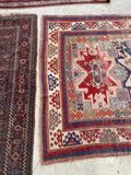 5’6 x 7’1 Antique Kazak Rug (#1387ML) - Blue Parakeet Rugs