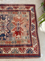 5’6 x 7’1 Antique Kazak Rug (#1387ML) - Blue Parakeet Rugs