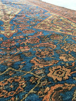 5'2 x 9'4 Antique Persian Ferahan Sarouk / Large Vintage Rug (#229) - Blue Parakeet Rugs