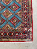 [vintage rugs] - Blue Parakeet Rugs