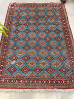 [vintage rugs] - Blue Parakeet Rugs