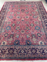 10x14 Antique Turkish Sparta rug #2644 - Blue Parakeet Rugs