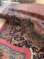 10x14 Antique Turkish Sparta rug #2644 - Blue Parakeet Rugs