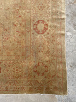 10x13 Antique and finely woven Turkish rug #2455 - Blue Parakeet Rugs