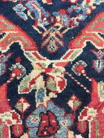 9'10 x 13'6 Midnight Blue Antique Mahal - Blue Parakeet Rugs