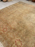 10x13 Antique and finely woven Turkish rug #2455 - Blue Parakeet Rugs