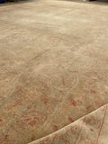 10x13 Antique and finely woven Turkish rug #2455 - Blue Parakeet Rugs
