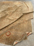 10x13 Antique and finely woven Turkish rug #2455 - Blue Parakeet Rugs