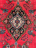 9' x 12'2 Antique Persian Bibikabad rug #2456 - Blue Parakeet Rugs