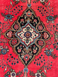 9' x 12'2 Antique Persian Bibikabad rug #2456 - Blue Parakeet Rugs