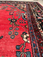 9' x 12'2 Antique Persian Bibikabad rug #2456 - Blue Parakeet Rugs